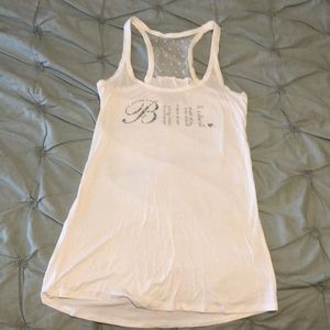 Victoria’s Secret bride tank